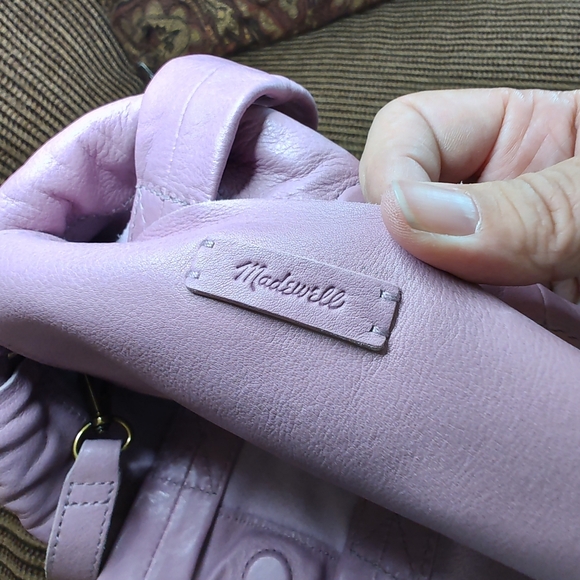 Stylish Madewell Piazza Crossbody Bag in Lavender. So soft! Great purse! EUC - Picture 4 of 14
